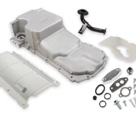 Holley GM Gen v LT Swap Oil Pan, as Cast with Turbo Oil Return 302-20