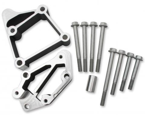 Holley LS Accessory Drive Bracket, Installation Kit for Long Alignment 21-3BK