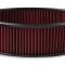 Holley Air Filter, Replacement, 16" X 4", Red Washable Gauze Filter 220-40