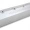 Holley GM Licensed Valve Cover, Track Series, SBC, Fabricated Aluminum, Center Bolt, Silver 241-285