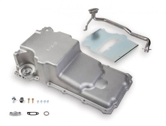 Holley GM LS Swap Oil Pan, Additional Front Clearance 302-2