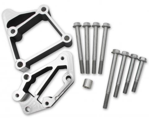 Holley LS Accessory Drive Bracket, Installation Kit for Middle Alignment 21-2BK