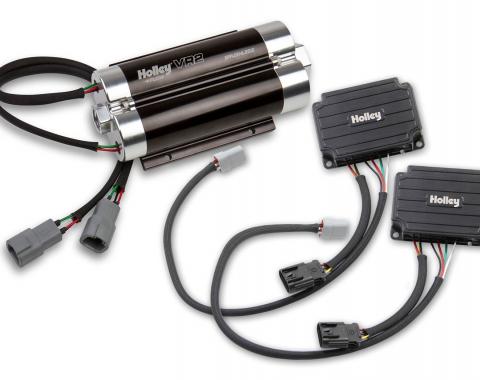 Holley VR2 Brushless Fuel Pump w/Controller-Dual 10AN Inlet 12-3000-2