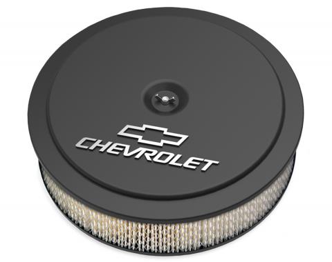 Holley GM Muscle Series Air Cleaner, Satin Black Machined 120-212