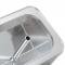 Holley GM Licensed Valve Cover, Track Series, SBC, Fabricated Aluminum, Center Bolt, Silver 241-285