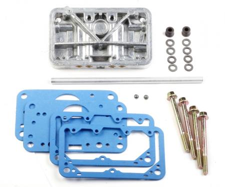 Holley Secondary Metering Block Conversion Kit, Shiny Aluminum 34-6SA