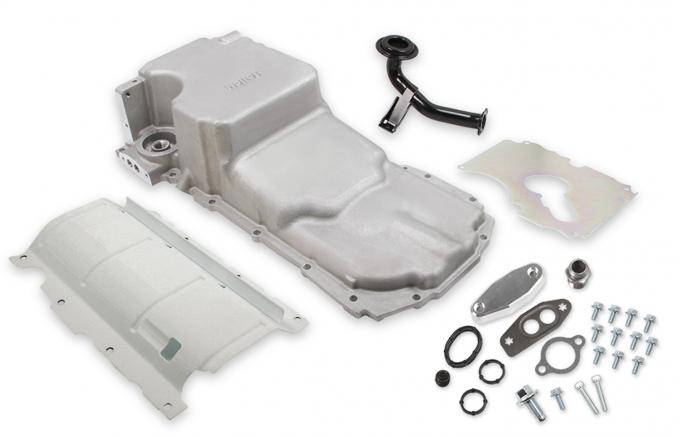 Holley GM Gen v LT Swap Oil Pan, as Cast with Turbo Oil Return 302-20