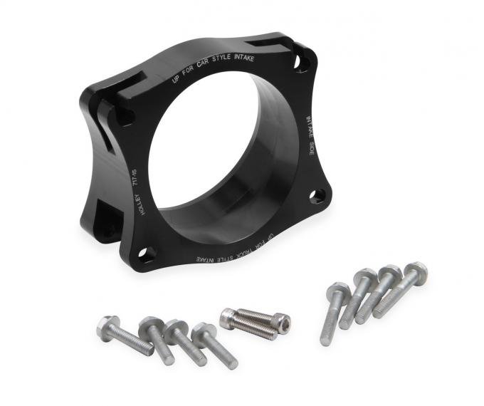 Holley Throttle Body Angle Adapter, for GM LS and LT, and LT4 Intakes 717-15