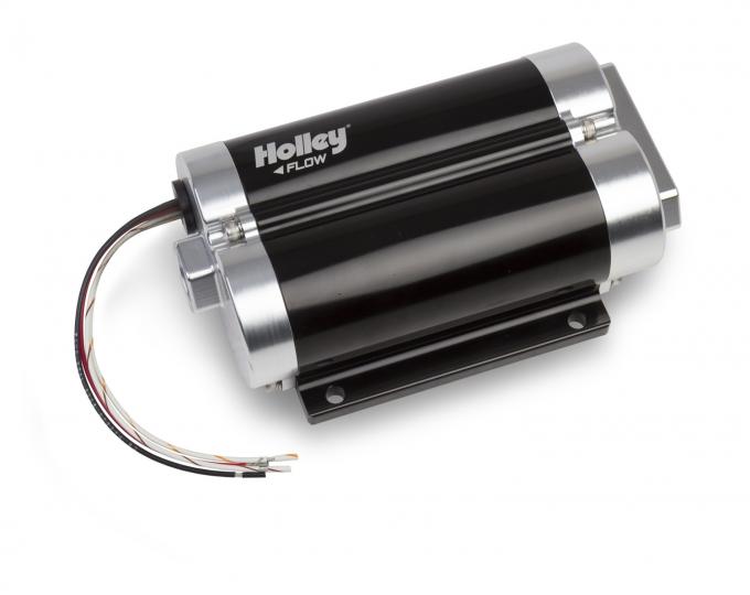 Holley 130 GPH Dominator in-Line Billet Fuel Pump (Dual Inlet) 12-1200-2