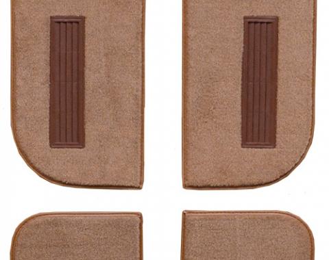 ACC 1974-1986 Chevrolet K20 Suburban Door Panel Inserts on Cardboard w/Vents 4pc Cutpile Carpet