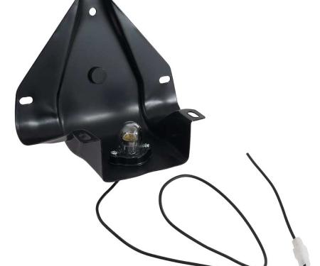 OER 1960-66 Chevrolet, GMC Pickup, License Plate Bracket, Rear, with License Lamp Assembly CT26699
