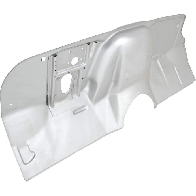 OER 1967-68 Chevy, GMC, Pickup, Suburban, Firewall Panel, with Toe Panel, 4 Wheel Drive, Custom Smooth Style Panel, with Heater & AC Delete CX4908