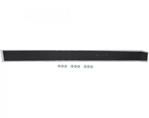 OER 1981-91 Chevrolet, GMC Pickup, Blazer, Jimmy, Suburban, Dash Plate Molding, w/o AC, Black with Chrome Accent 14023039