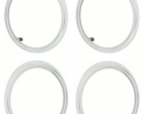 OER 1965 Bel Air / Biscayne Tail Lamp and Back-up Lamp Bezels Set *881299