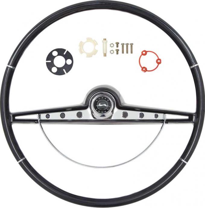 OER 1963 Impala Steering Wheel Kit , Black , Super Sport *R63011