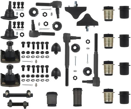 OER 1955-57 Chevy Bel Air, 150, 210, Front End Rebuild Set, Rubber, with Power Steering *TF500023P