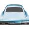 1967-68 Impala, Impala SS, Rear Window Molding Set, Polished Stainless Steel, 2-Door Hardtop, 5-Piece Set