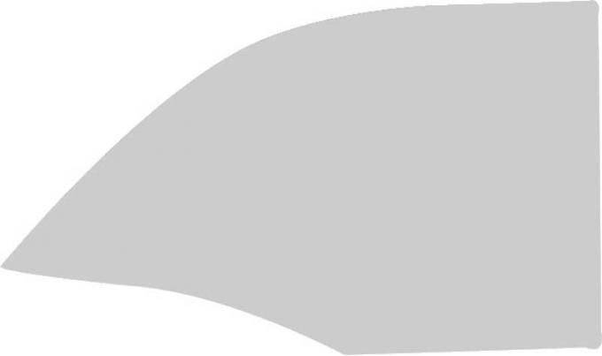 OER 1955-57 Chevrolet Convertible Grey Custom Tint Quarter Glass TF41031D