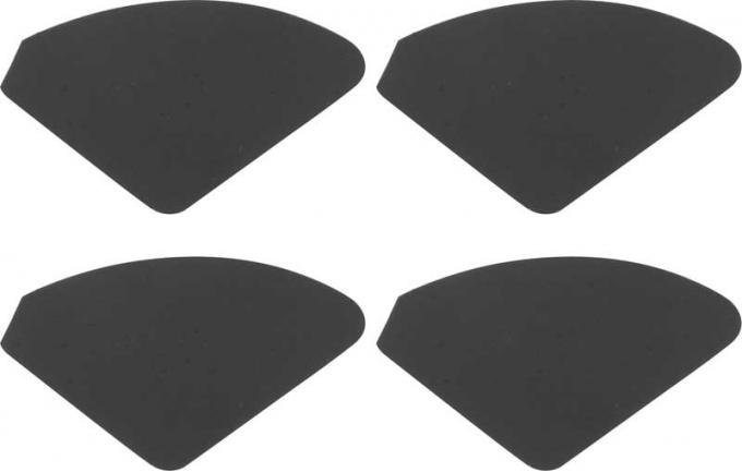 OER 1957 Chevrolet Rear Bumper End Insert Decals, 4 Piece Set TF400244