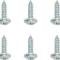 1955-57 Chevy, Bel Air, Flipper & Upper Quarter Window Run Channel Screw Set, LH & RH, 22 Piece