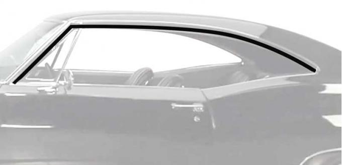 OER 1967-68 Impala 2-Door Fastback Roof Rail Weatherstrips W2347