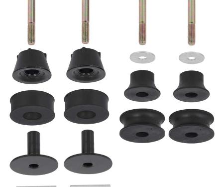 OER 1973-80 Chevy, GMC Pickup, Blazer, Jimmy, Suburban, Standard Cab Mount Bushing Set, Front & Rear, 1/2 ton, 2 Wheel Drive, 18 Piece Set T71206