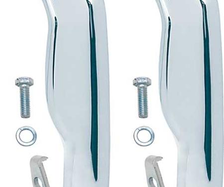 1965 Impala, Bel Air, Biscayne, Rear Bumper Guards, Chrome, Pair