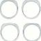 OER 1965 Impala, Bel Air, Biscayne, Headlight Bezel Set, 4 Piece Set, K512