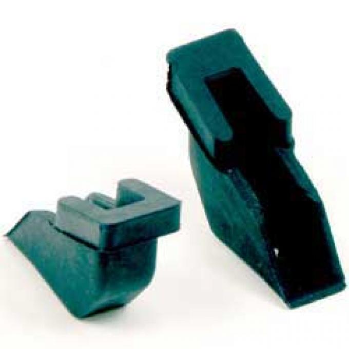 OER 1963-64 Chevrolet Impala Convertible, Upper Vent Window Rubber Bumpers, Pair W2203