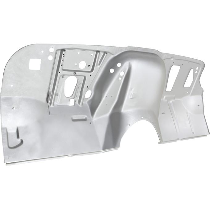 OER 1967-68 Chevrolet, GMC, Pickup, Panel, Suburban, Firewall Panel, with Toe Panel, 4 Wheel Drive, with A/C, Silver Weld Thru Coated CX4902