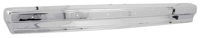 1980-90 Impala, Caprice, Parisienne, Chrome Rear Bumper, without Bumper Pad Holes