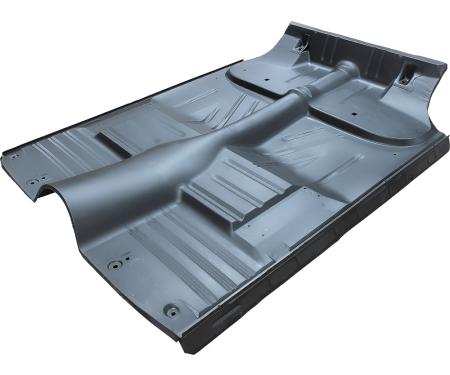 1955-57 Bel Air, 150, 210. Nomad, Complete Floor Pan, 2 & 4 Door, Sedan, Station Wagon, with Braces, EDP Coated