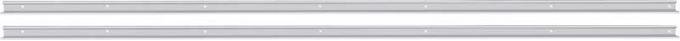 OER 1947-53 Chevrolet, GMC, Bed Angle Strips, 1/2, 3/4 Ton, Short Bed, Stepside, Stainless, Polished 110109