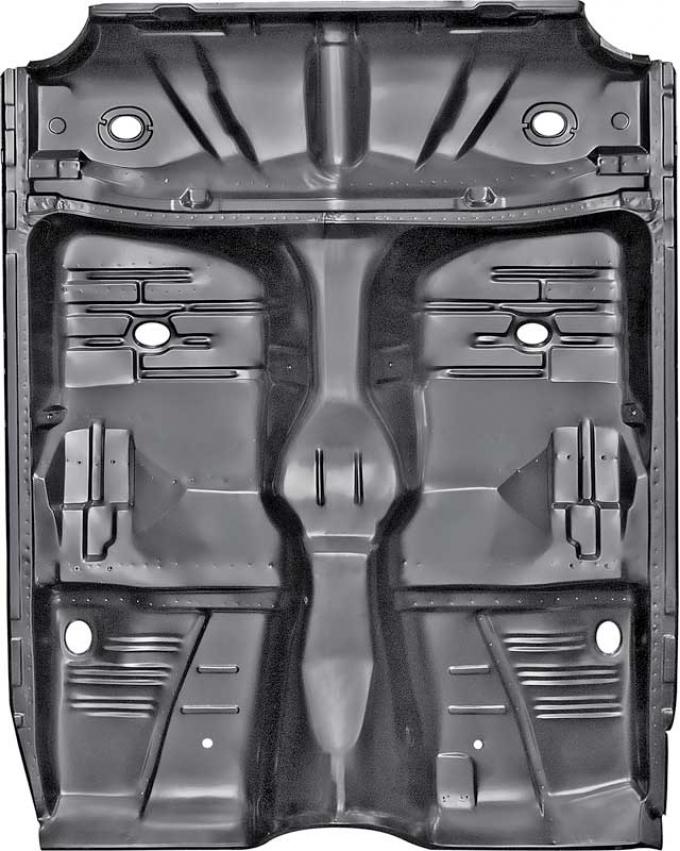OER 1961-64 Impala / Full Size Full Floor Pan Assembly With Bracing EDP Coated - One Piece Design 153787