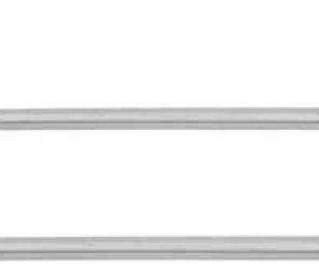1965-66 Impala, Bel Air, Caprice, Bonneville, Catalina, 1964-1967 Chevelle, Skylark, Cutlass, GTO, Fuel Tank Mounting Straps, Stainless Steel, with 20 Gallon Tank, Pair, Except Station Wagon Models