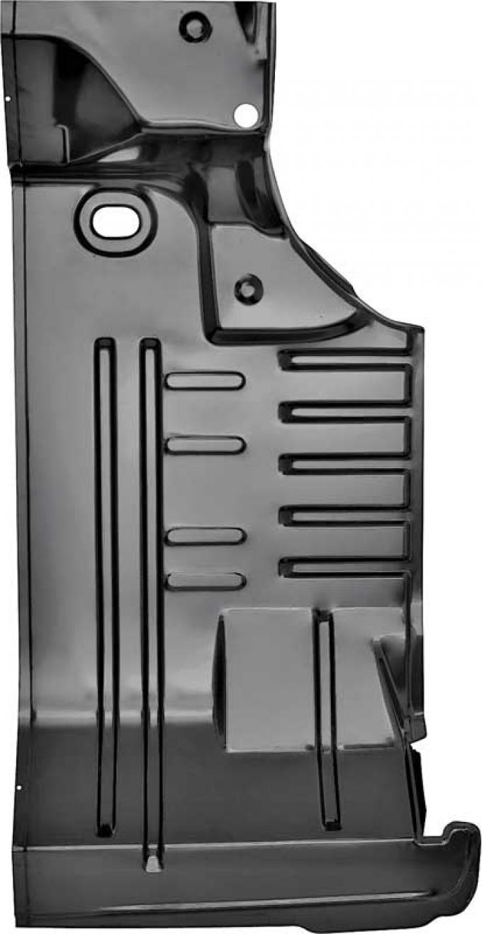 OER 1965-66 Impala, Bel Air, Biscayne, Caprice, Partial Trunk Pan, Passenger Side, EDP Coated B7774A