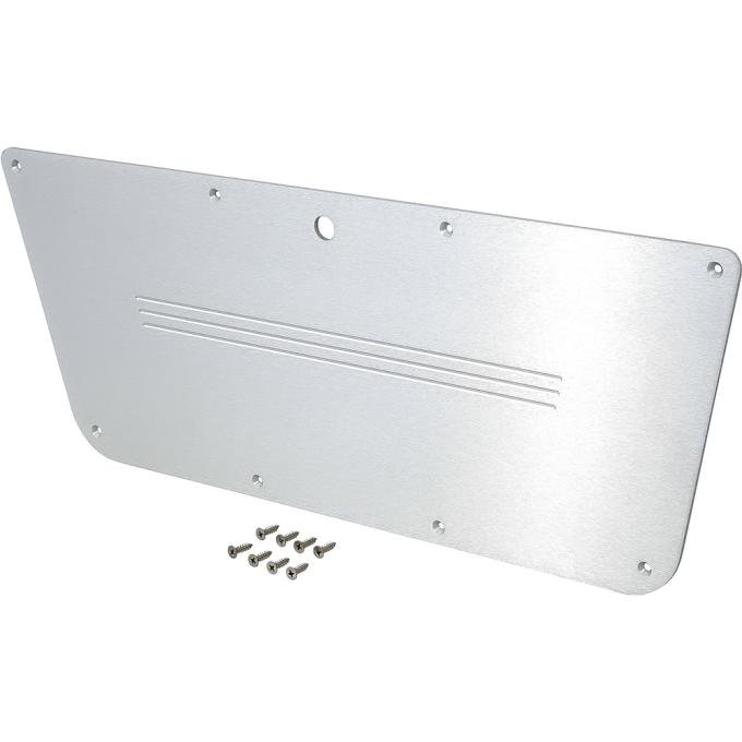 OER 1967-72 Chevy, GMC Pickup, Blazer, Jimmy, Suburban, Billet Glove Box Door Panel Overlay, with Hardware T6111