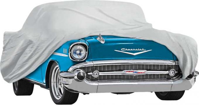 OER 1957 Chevrolet 2 Door / 4 Door (Except Wagons) Grey Softshield™ Flannel Car Cover MT8603FGR