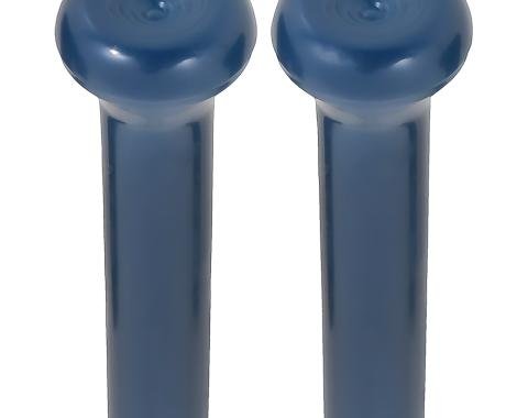OER 1968-91 GM, Door Lock Knobs, Standard Interior, Smooth Design, Dark Blue, Pair CLK812