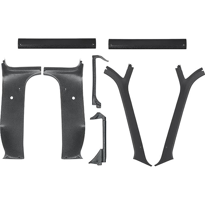 OER 1973-80 Chevrolet, GMC Pickup, Interior Headliner Molding Set, 8 Piece Set *15250