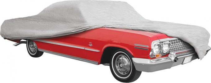 OER 1965-71 Impala / Full Size 2 or 4 Door (Except Fastback) Gray Softshield™ Flannel Car Cover MT8504FGR