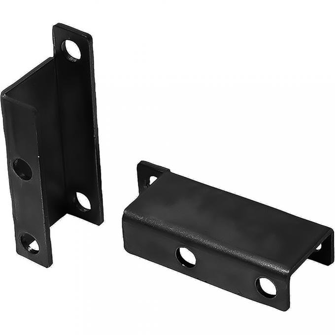 OER 1955-58 GM Passenger Car, Power Brake Booster Brackets, For Boosters With 3-3/8" Square Bolt Pattern, Black BBK002B