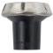 OER 1964-66 Chevrolet/GMC Truck, Suburban, Radio Knob, Black And Stainless Steel CX1027
