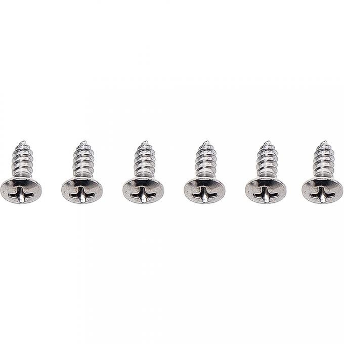 OER 1956 Chevy Bel Air, 150, 210, Nomad, Headlamp Bezel Screw Set TF401005