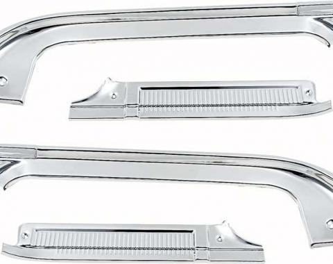 OER 1978-87 Chevy, GMC Pickup, Aluminum Door Sill Plate Set, 4 Piece Set *153293