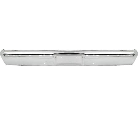 OER 1983-1991 Chevy, GMC Pickup, Blazer, Jimmy, Suburban, Front Bumper, Chrome, with Impact Strip Holes, "Show Quality" T70010B