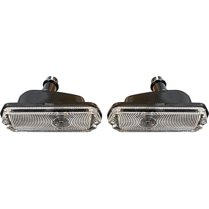 OER 1963 Impala, Bel Air, Biscayne, Park Lamp Assemblies, Clear Lens, LH and RH C1713