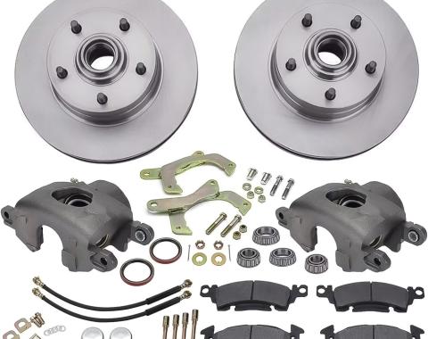 OER 1955-57 Chevrolet, Front Disc Brake Set, 11" Plain Rotors TF500266A