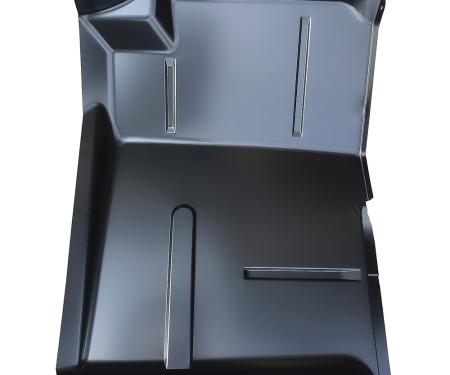 OER 1973-91 Chevrolet, GMC Truck, Front Cab Floor Half Panel with Toe Board Extension, RH, Drop-In, Premier Quality T71019B