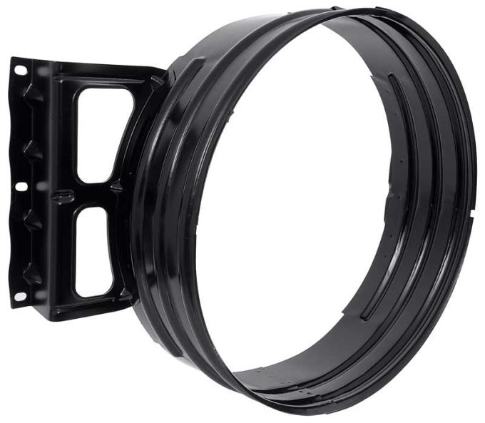 1959-63 Impala, Bel Air, Biscayne, Steel Fan Shroud, Small Block, 283ci, 322ci, 327ci, Black